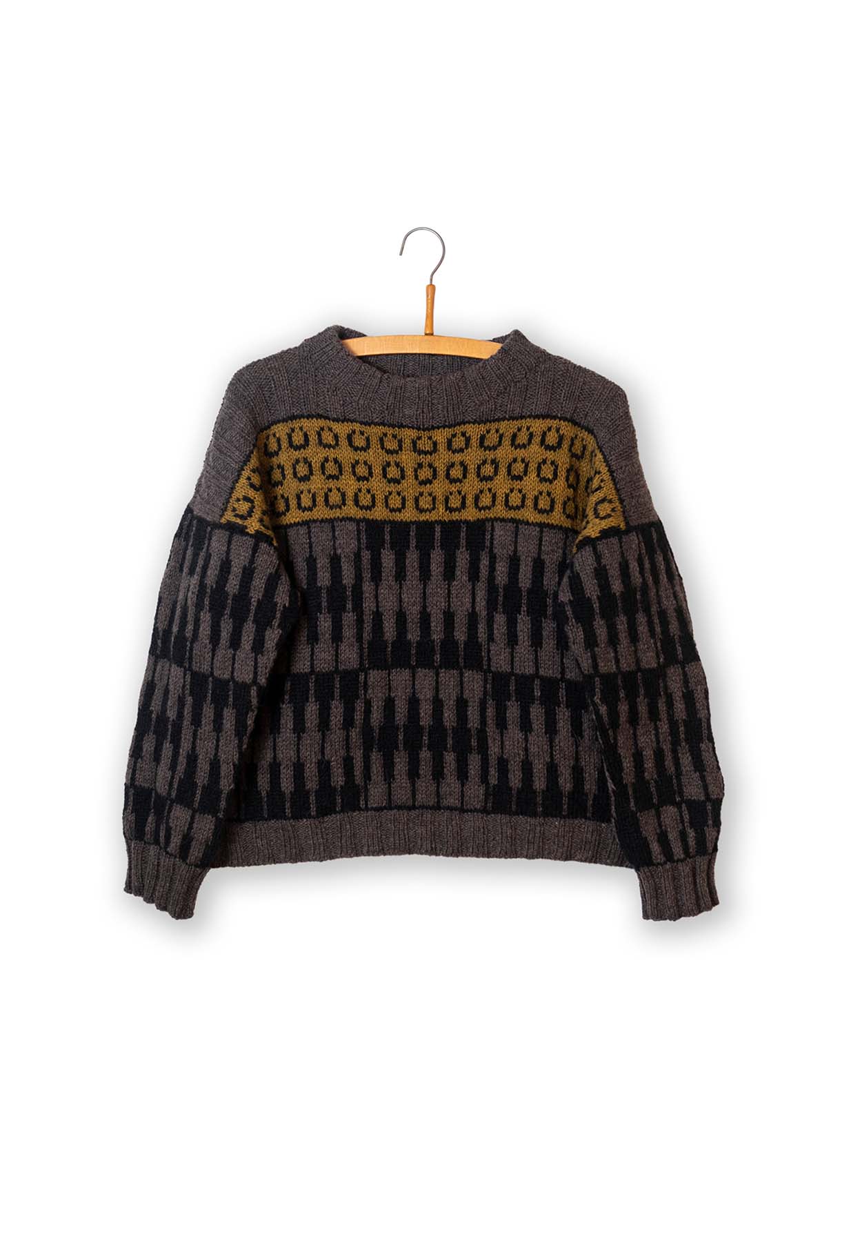 Isager Uganda kit tricot laine jacquard