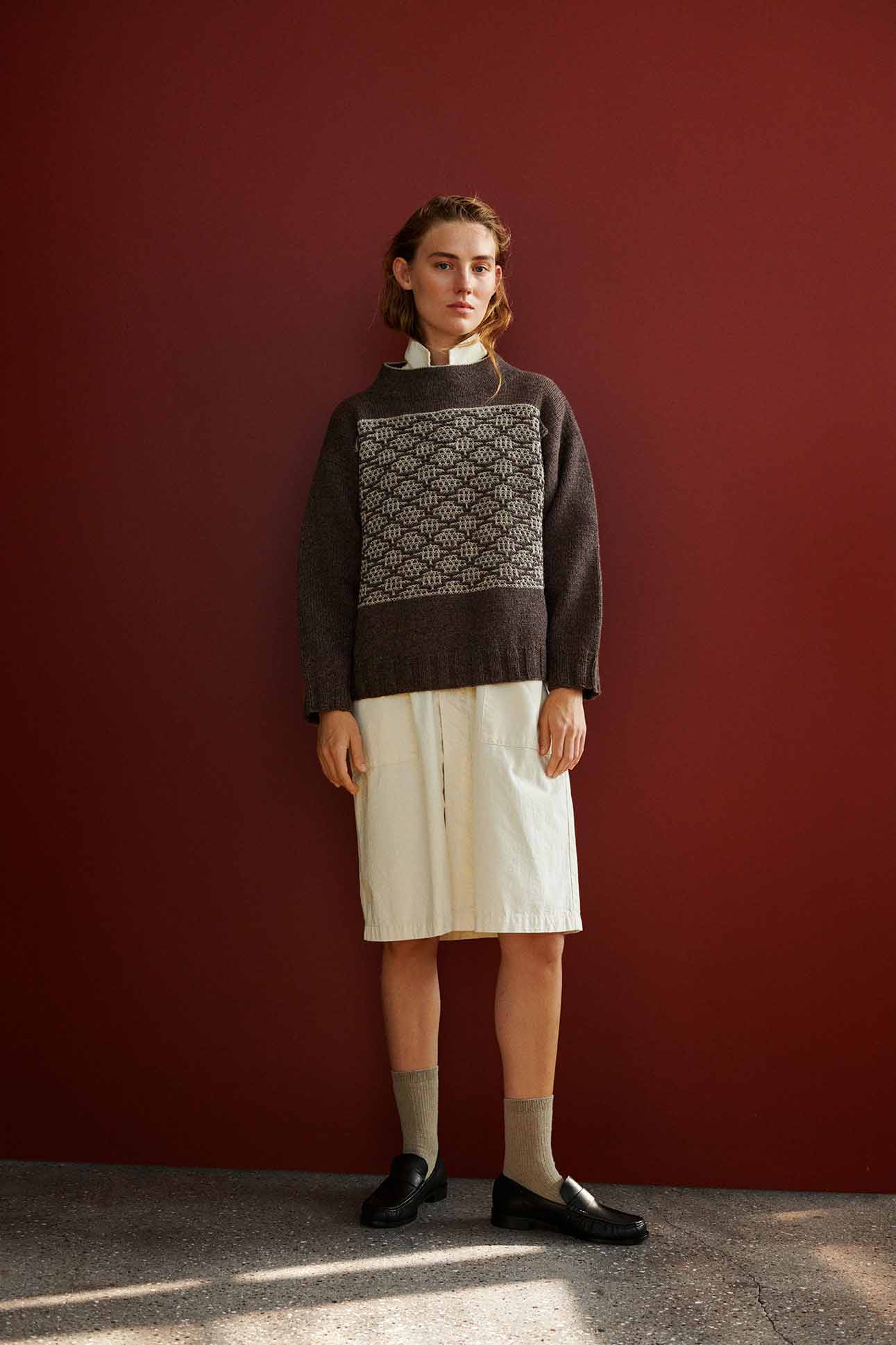 Isager Asante sana kit tricot pull laine