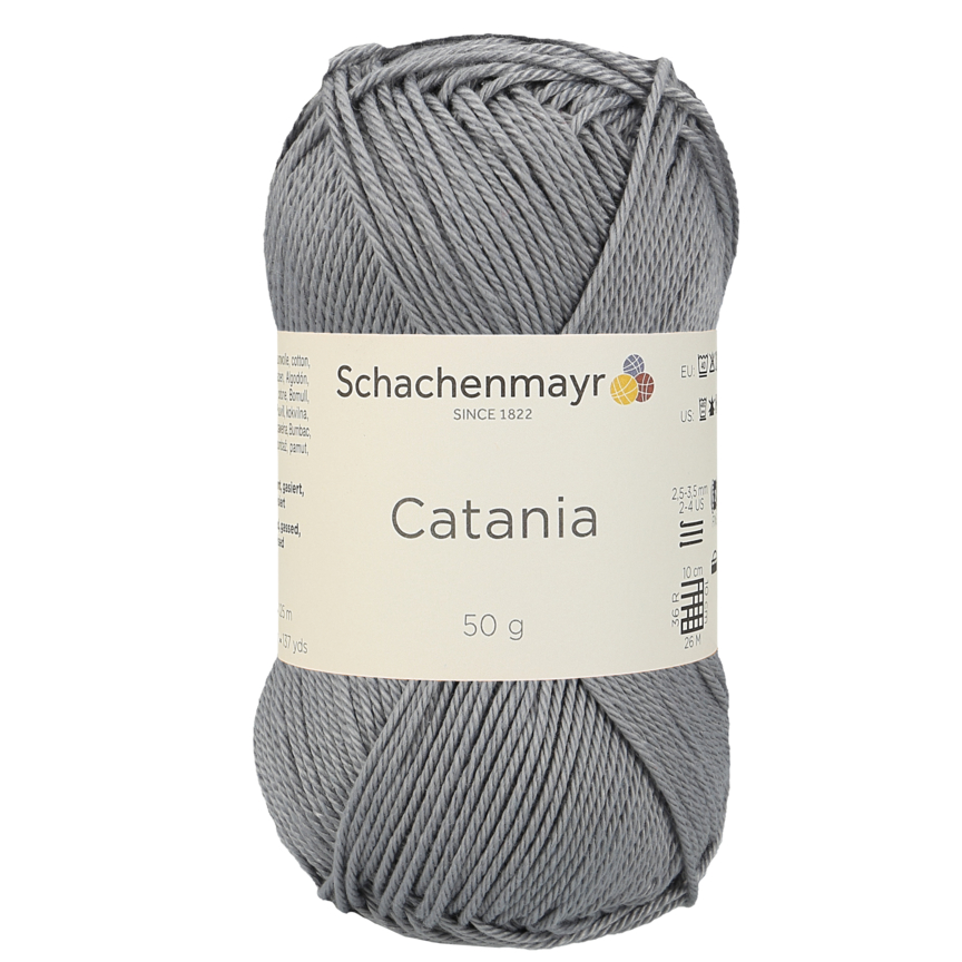 Schachenmayr Catania 0435 fil coton gris fumé