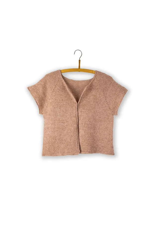 Isager Bluebell Cardi kit gilet Silk Mohair Highland