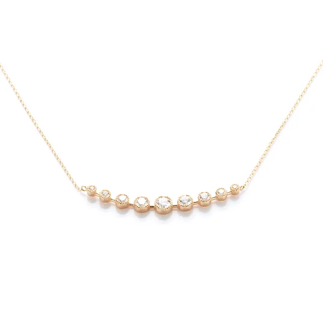 Angèle Brousse Cessi collier Cascade topazes or jaune 18ct