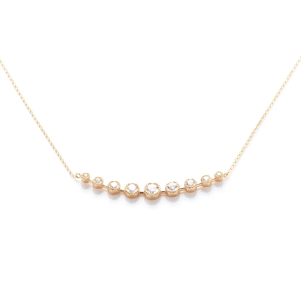 Angèle Brousse Cessi collier Cascade topazes or jaune 18ct