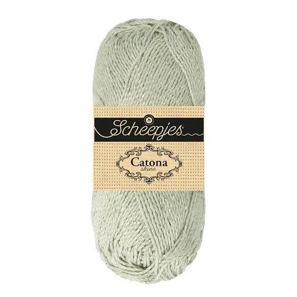Scheepjes Catona Shine 172 fil coton argent clair 50 g