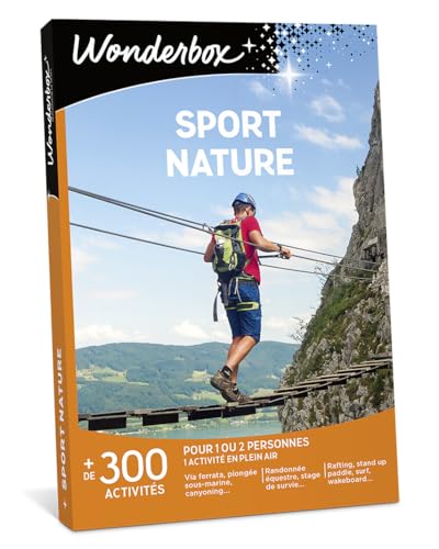 Wonderbox Sport Nature coffret cadeau plein air 1-2 pers surf