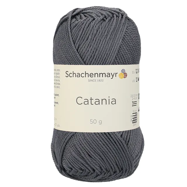 Schachenmayr Catania 0429 fil coton anthrazit 50g