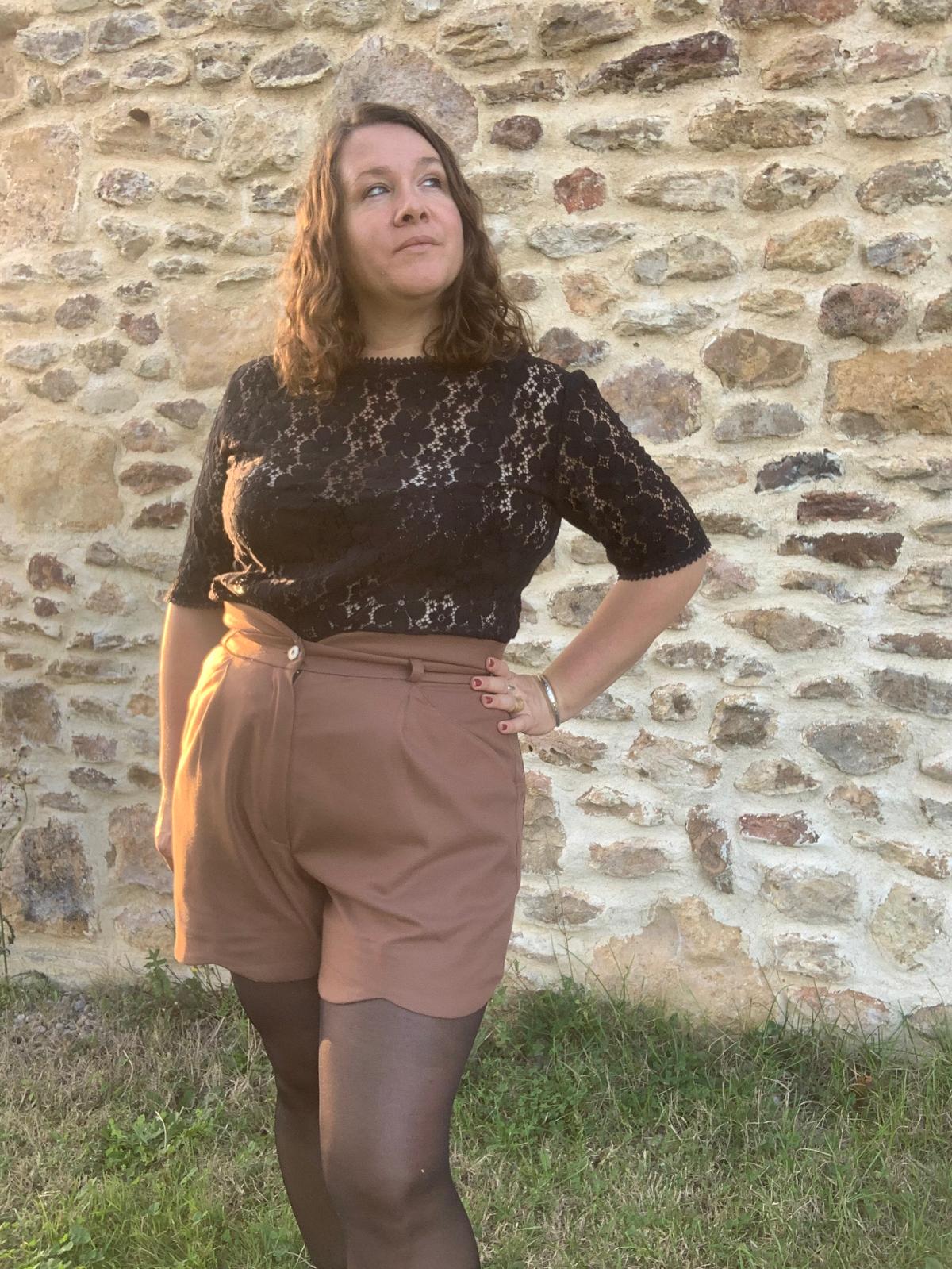 Laeti & Léa Diane 34-52 patron couture pantalon short femme PDF