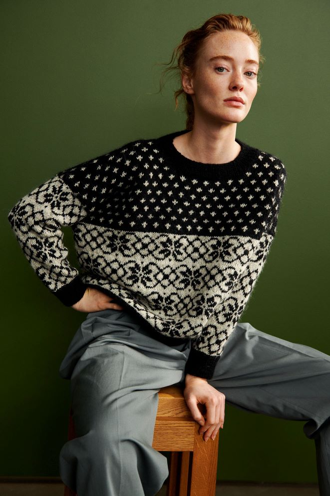 Isager Yarn Kits Taquile kit tricot pull laine