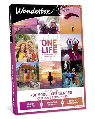 Wonderbox One Life Sensation coffret cadeau pilotage hélicoptère