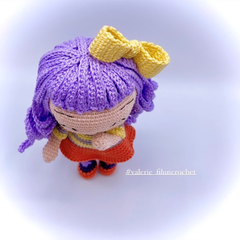 Lila signe avec bébé tutoriel crochet bébé