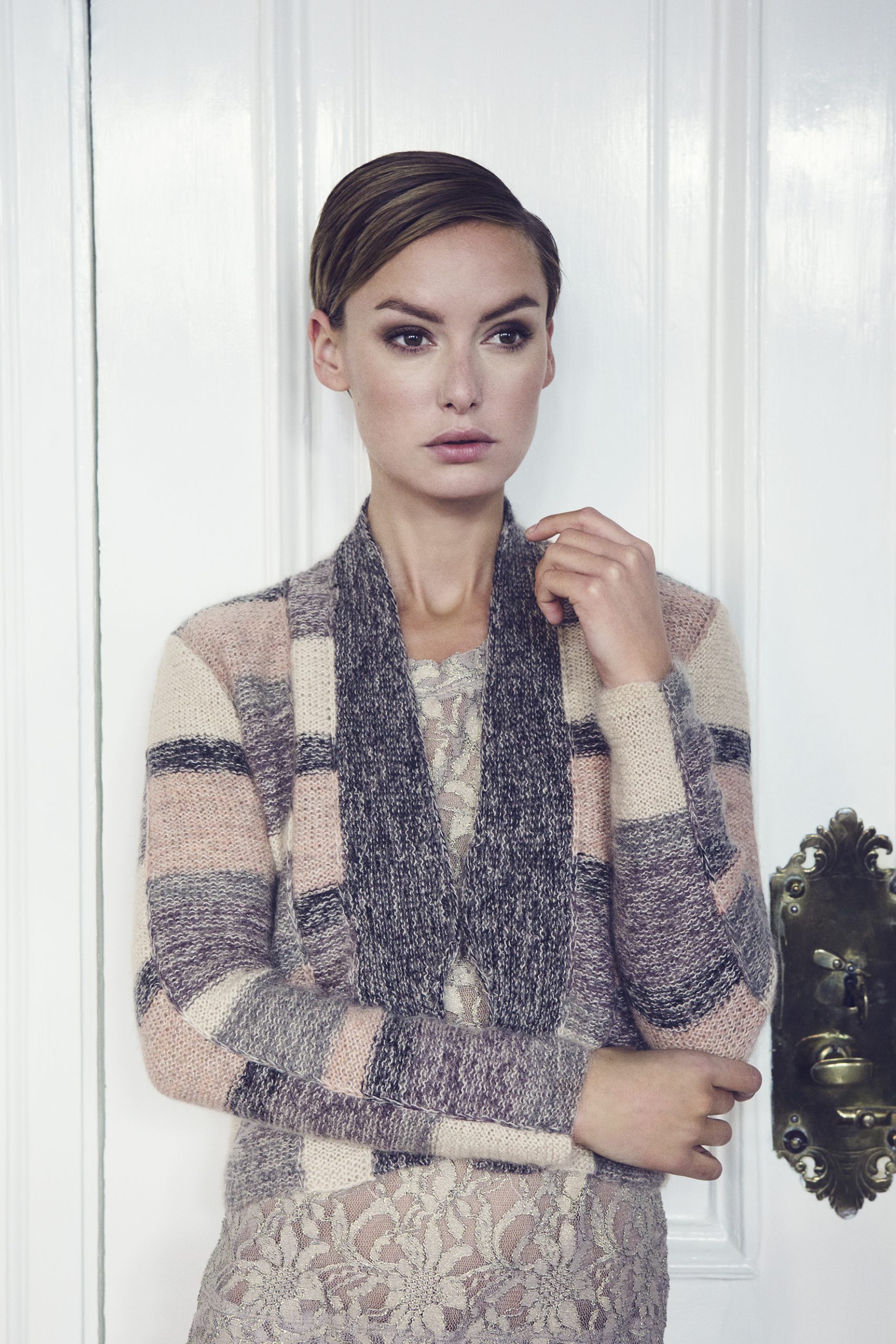 Isager Manchuria kit tricot pull laine
