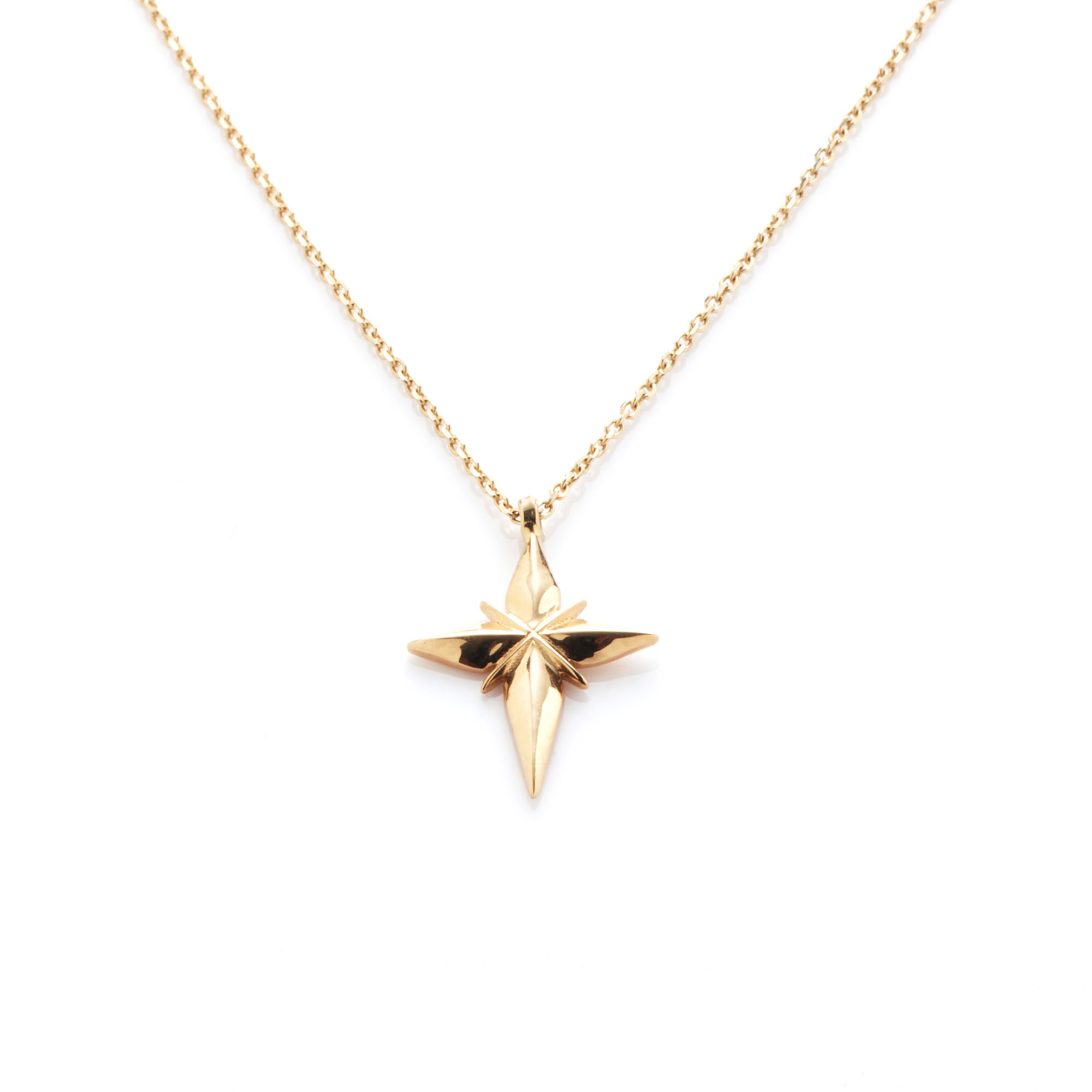 Angèle Brousse Saintes Collier Croix Or Blanc 14 Carats