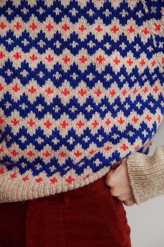 Isager Inge Sweater kit tricot pull laine