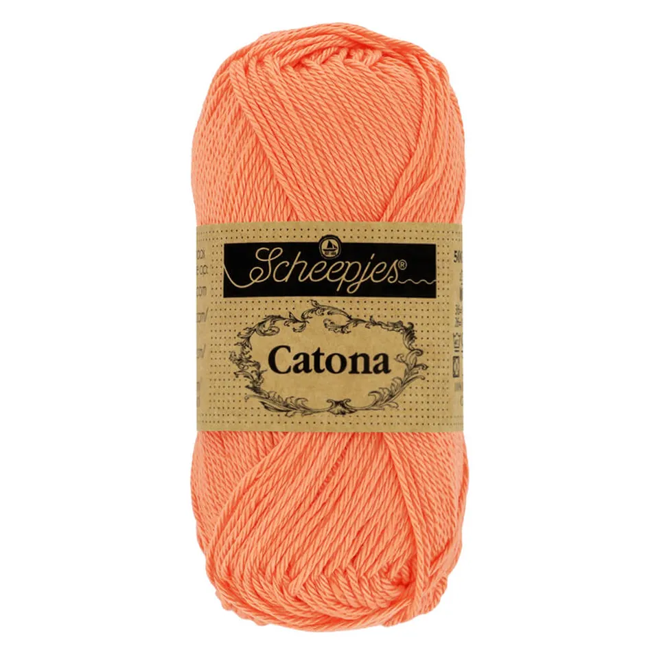 Scheepjes Catona 0410 fil coton corail 50 g