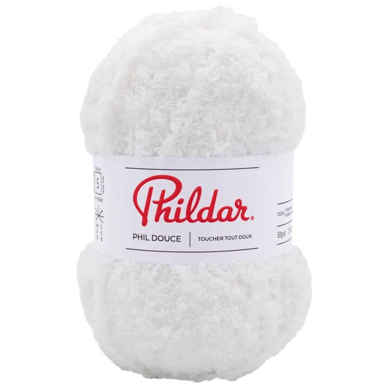 Phildar Phil Doux fil layette blanc 50 g