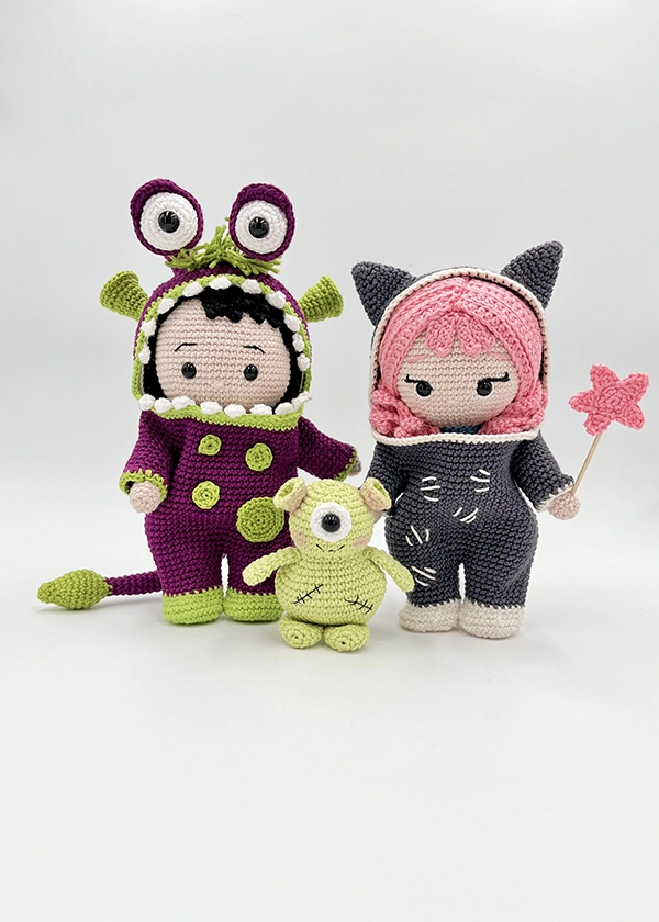 Valérie Fil Un Crochet Combo Aurore Jardin Halloween livres patron A4