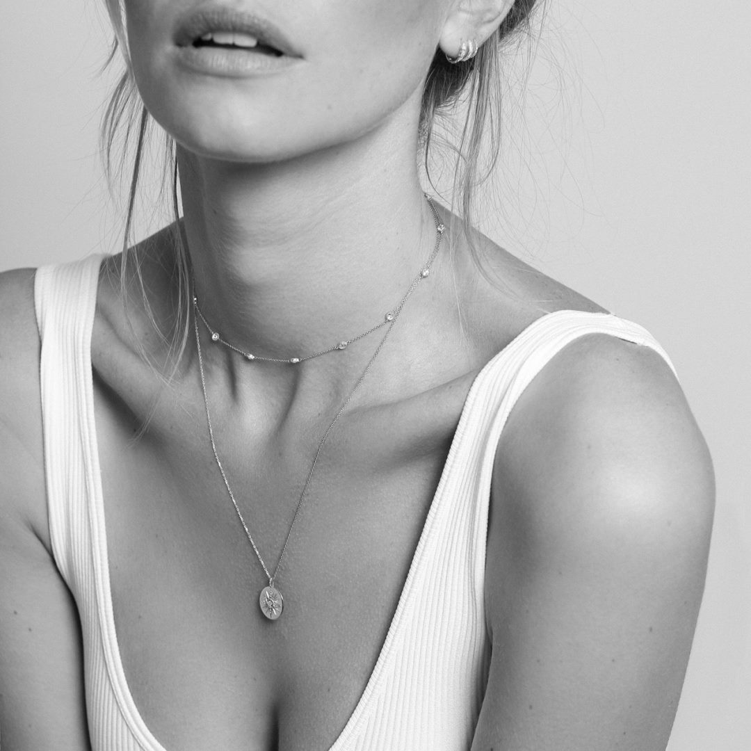 Angèle Brousse Cessi collier ras-de-cou or 18 carats topazes