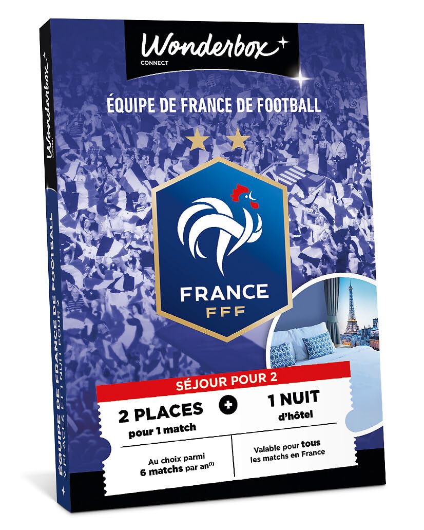 Wonderbox Connect Équipe de France coffret match 2 pers