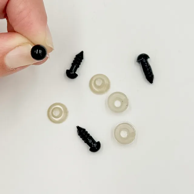 Valerie Fil Un Crochet Accessoires yeux 6mm sécurité 2 paires