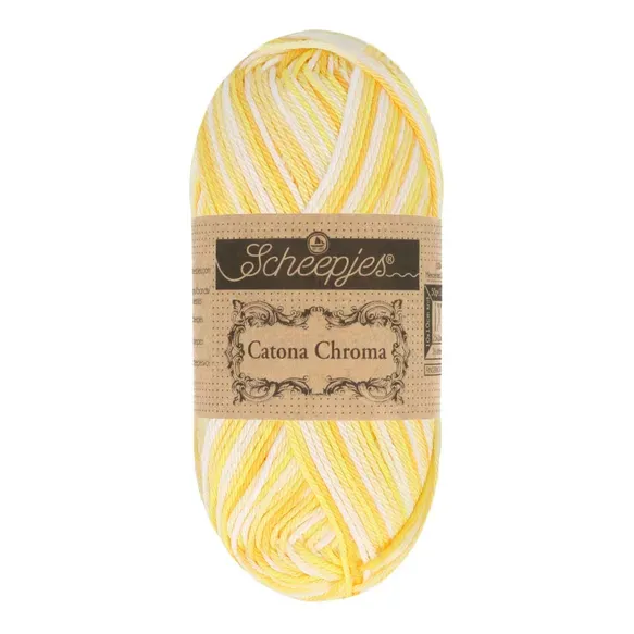 Scheepjes Catona Chroma 018 fil coton pelote 50 g dégradé