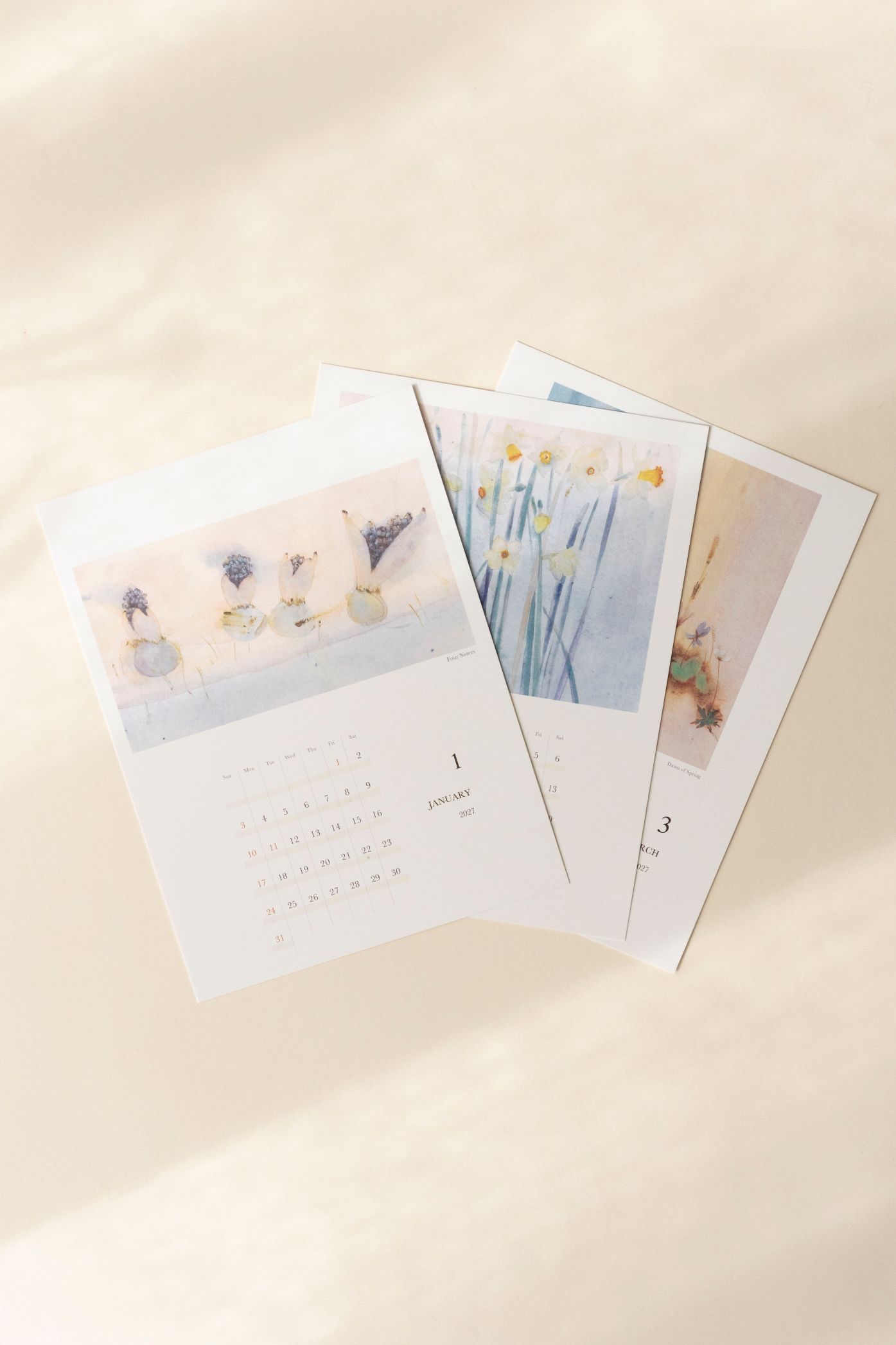 Isager Books 2027 Calendar livre calendrier 2027