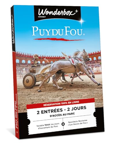 Wonderbox Puy du Fou coffret cadeau 2 jours 2 pers