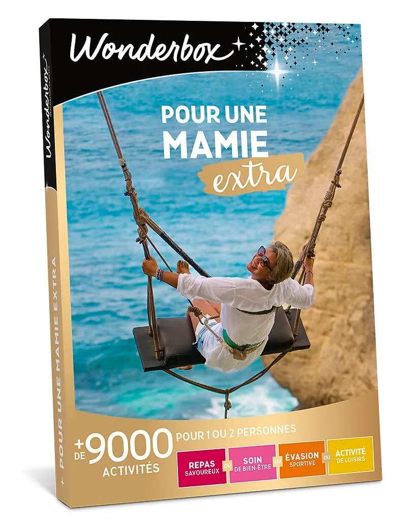 Wonderbox Mamie Extra coffret cadeau multi-activités 1-2 pers