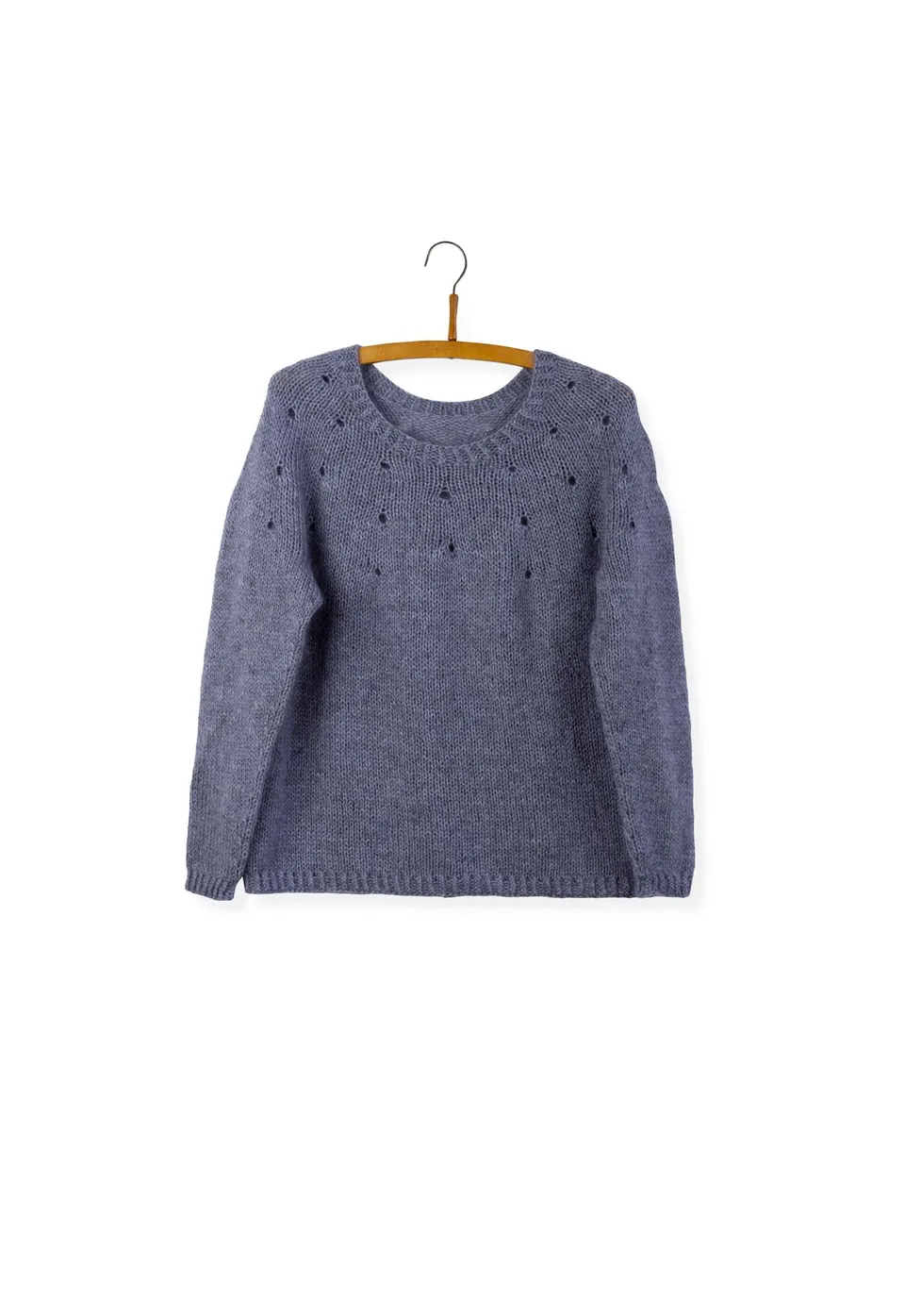 Isager Lotus kit tricot laine pull femme