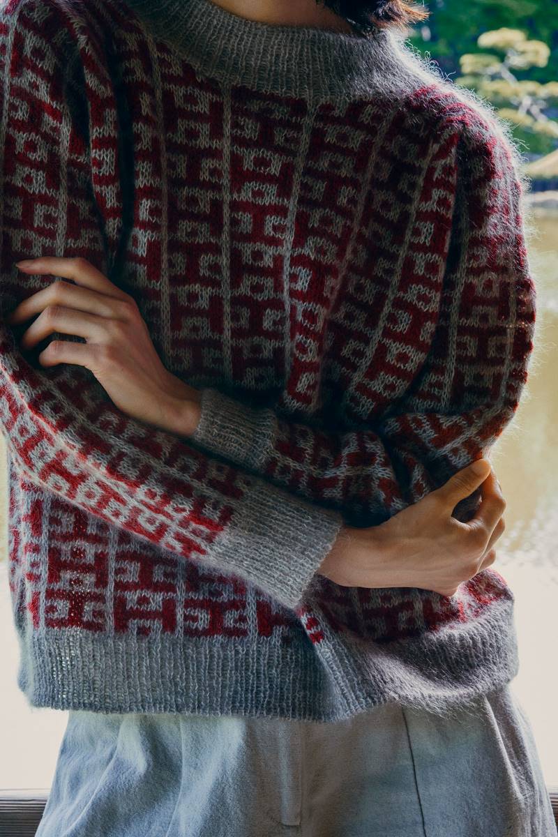 Isager Yarn Kits Denki kit tricot pull laine