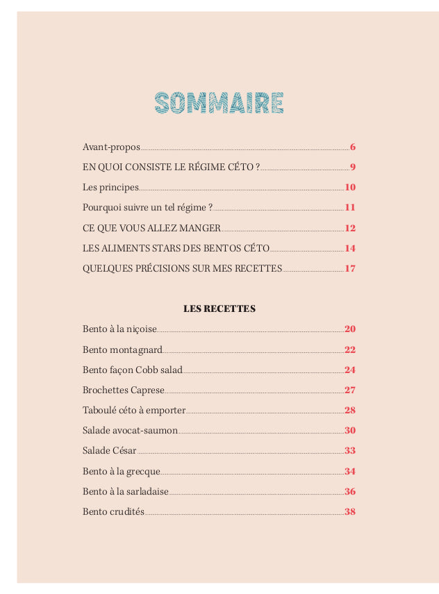 Souccar Guide 30 bentos ceto livre broché cuisine cétogène