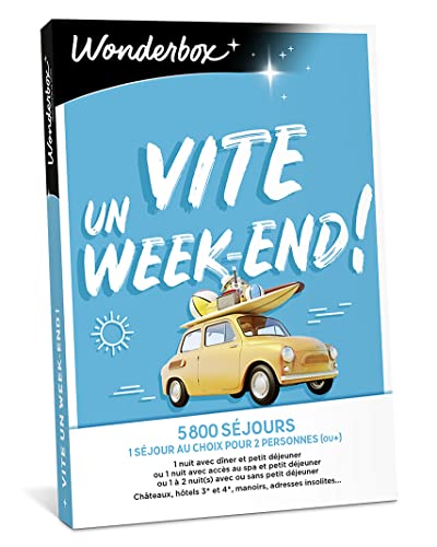 Wonderbox Vite Un Week-End coffret séjour 2 pers
