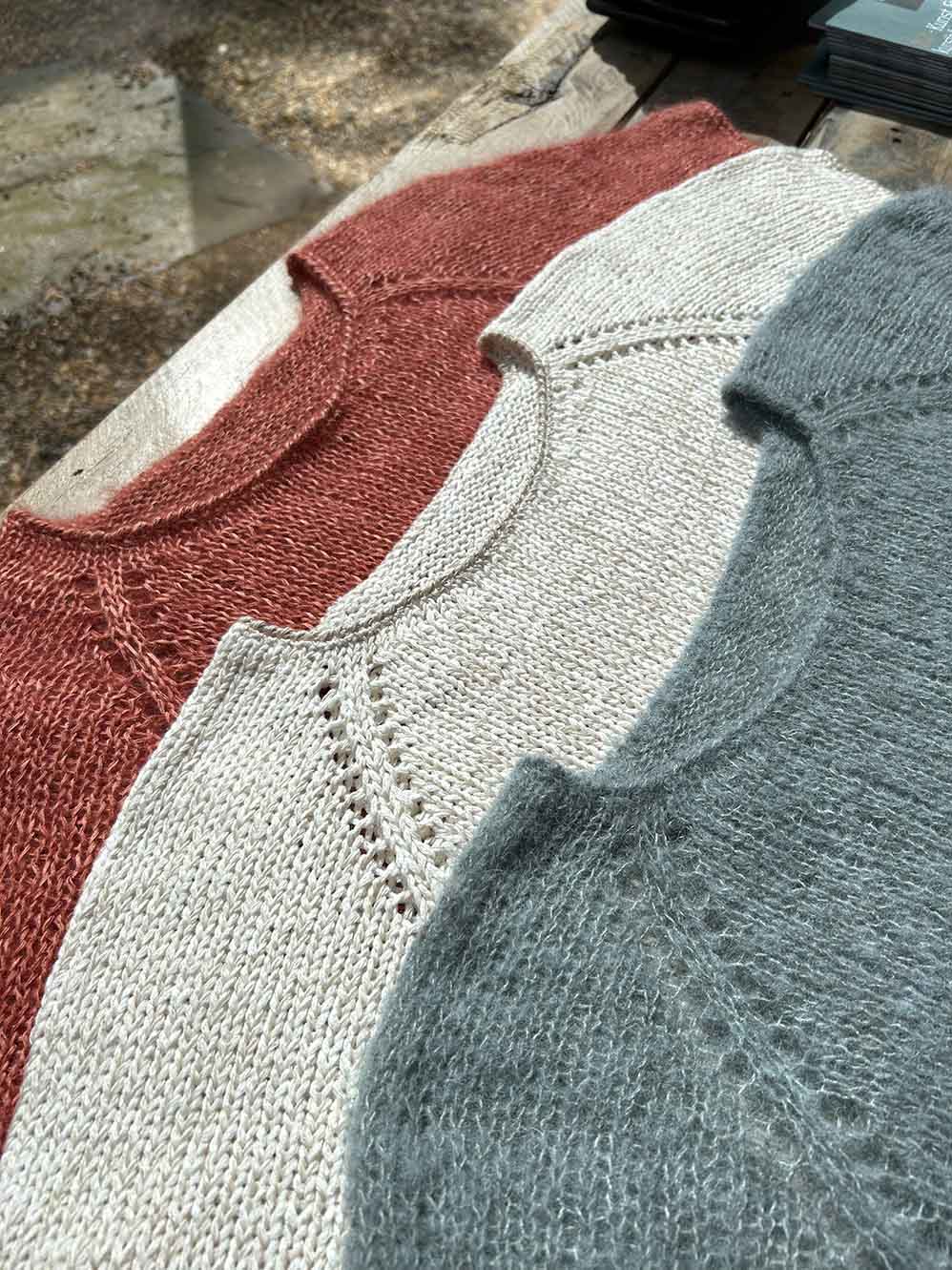 Isager Yarn Kits Bluebell kit tricot pull