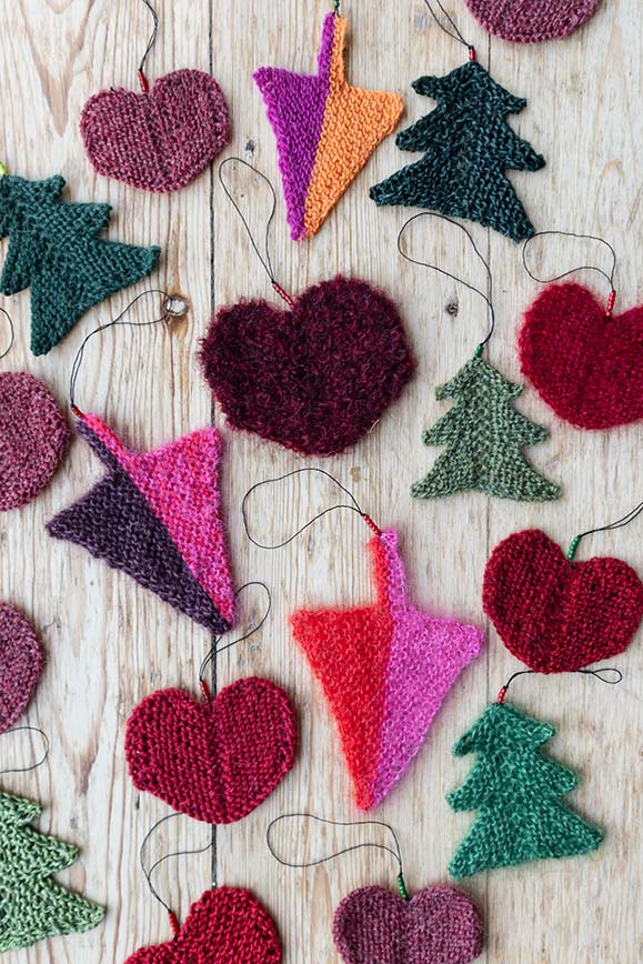 Isager Yarn Kits Julepynt kit tricot déco