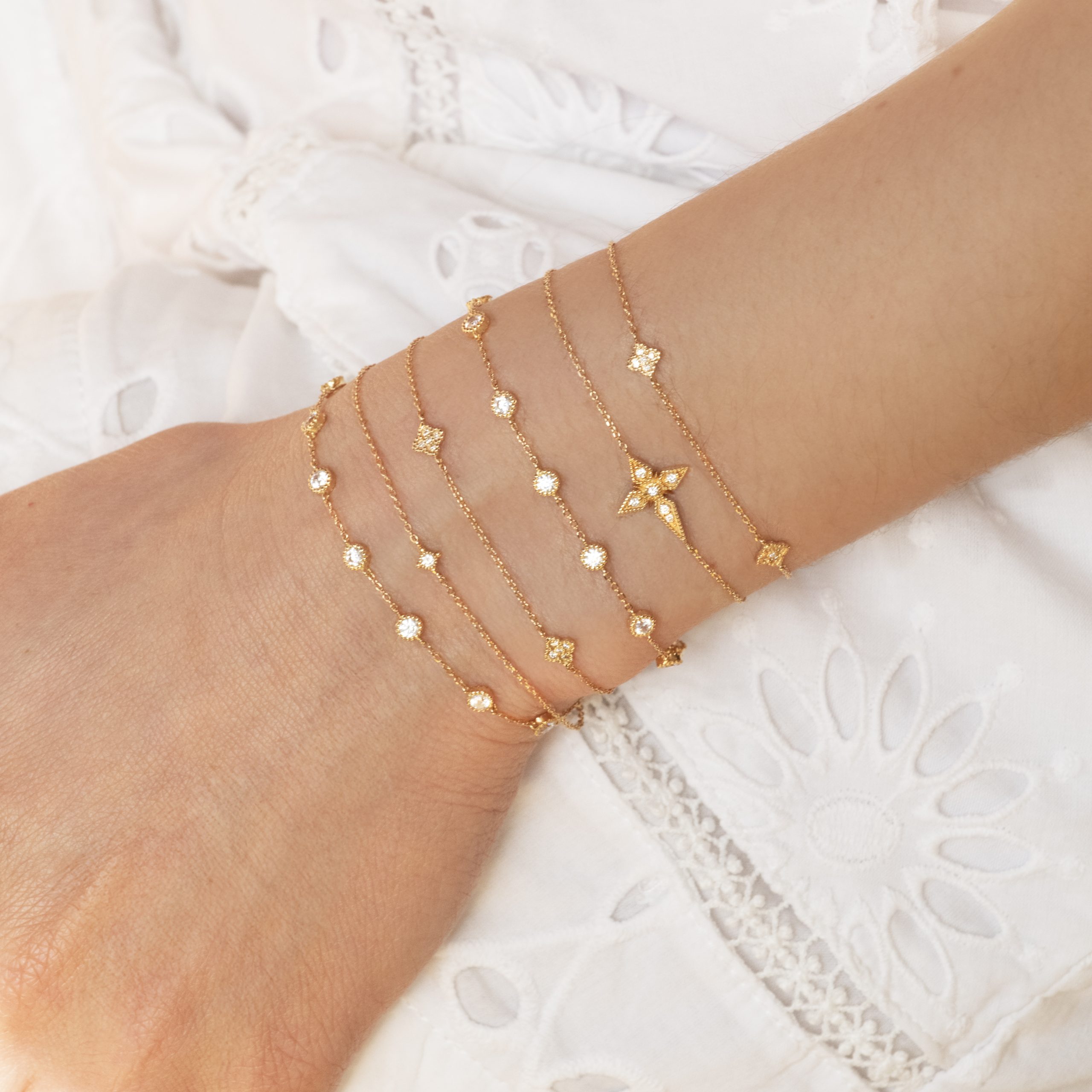 Angèle Brousse Susie bracelet diamant or jaune 18 carats