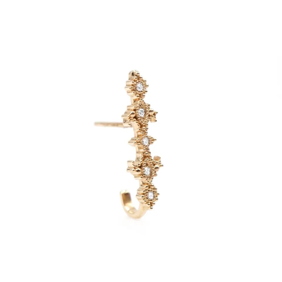 ANGÈLE BROUSSE Greta boucle d’oreille tige or diamant