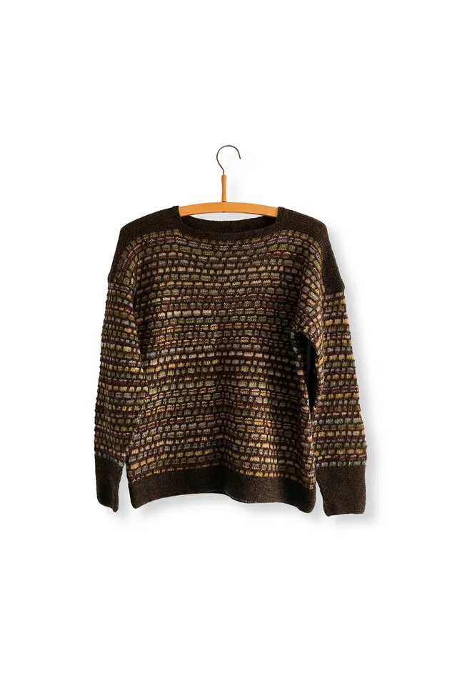 Isager Stendiger Opskrift patron tricot pull laine