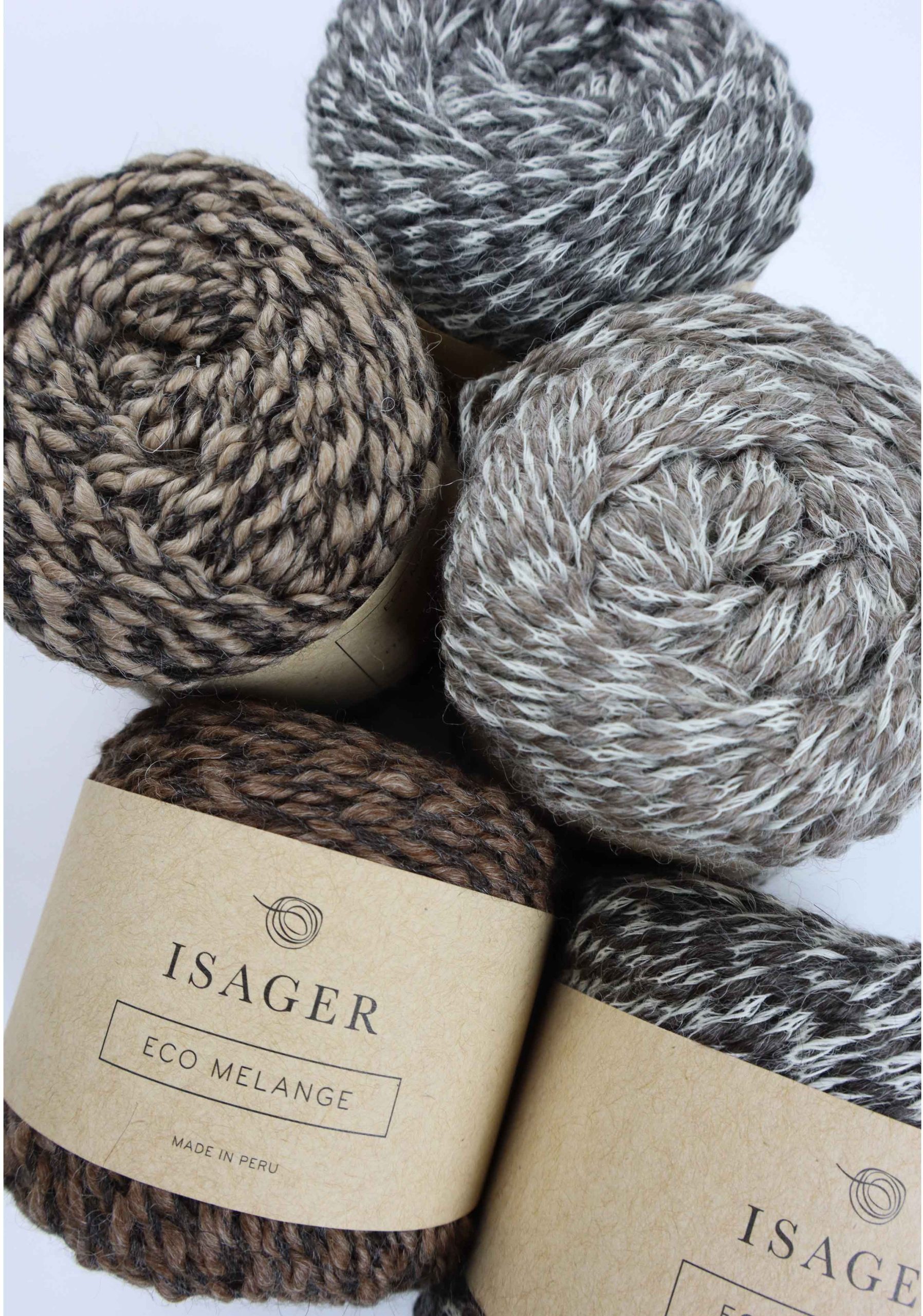 Isager Yarn Eco Melange fil à tricoter laine