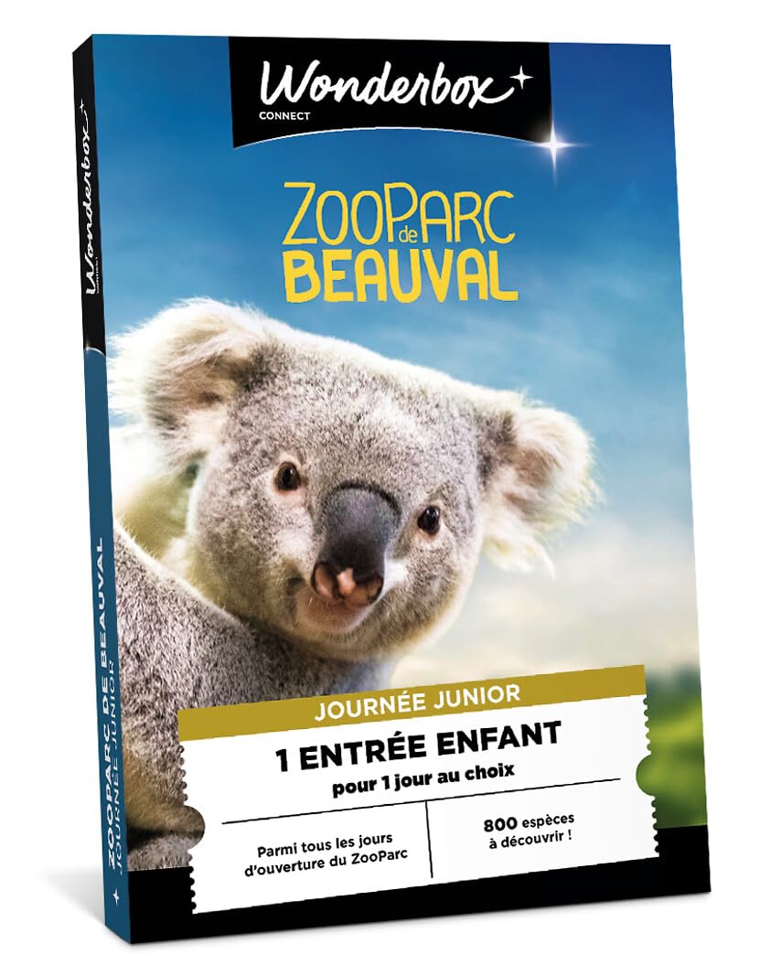 Wonderbox ZooParc Beauval coffret cadeau 1 enfant