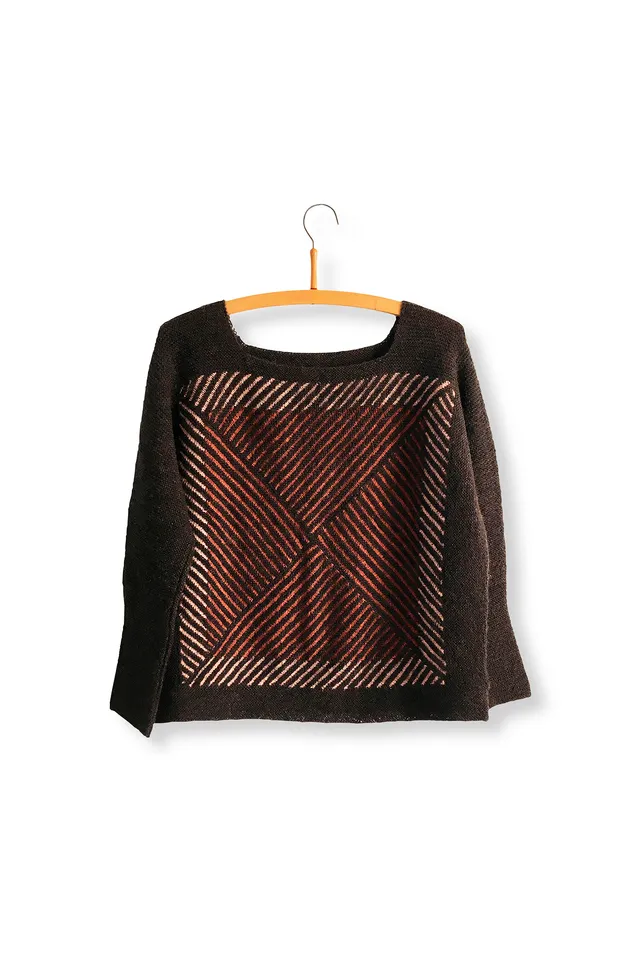 Isager Yarn Kits Skyggen Bluse kit tricot blouse