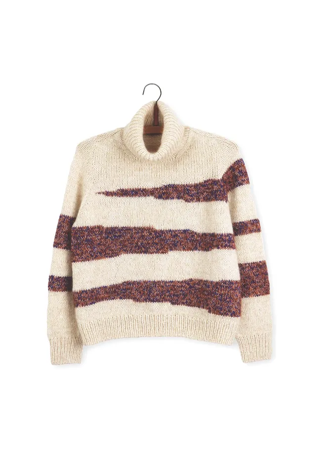 Isager Sycamore Sweater kit tricot pull laine