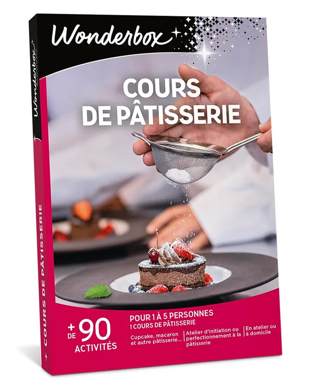 Wonderbox Cours de Pâtisserie coffret atelier 1 à 5 pers.