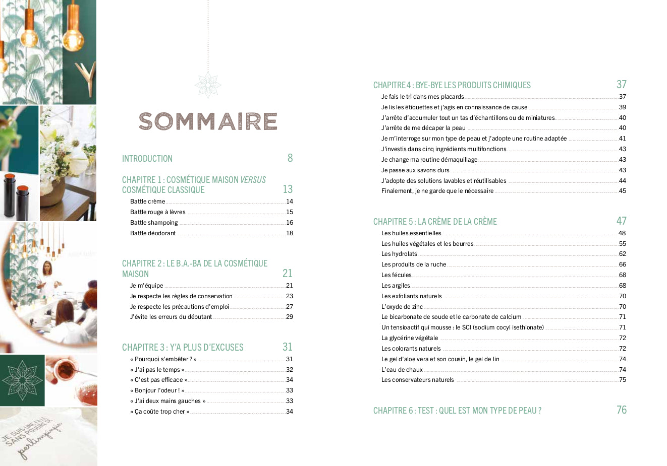 Souccar Ma cosmétique minimaliste livre broché 50 recettes