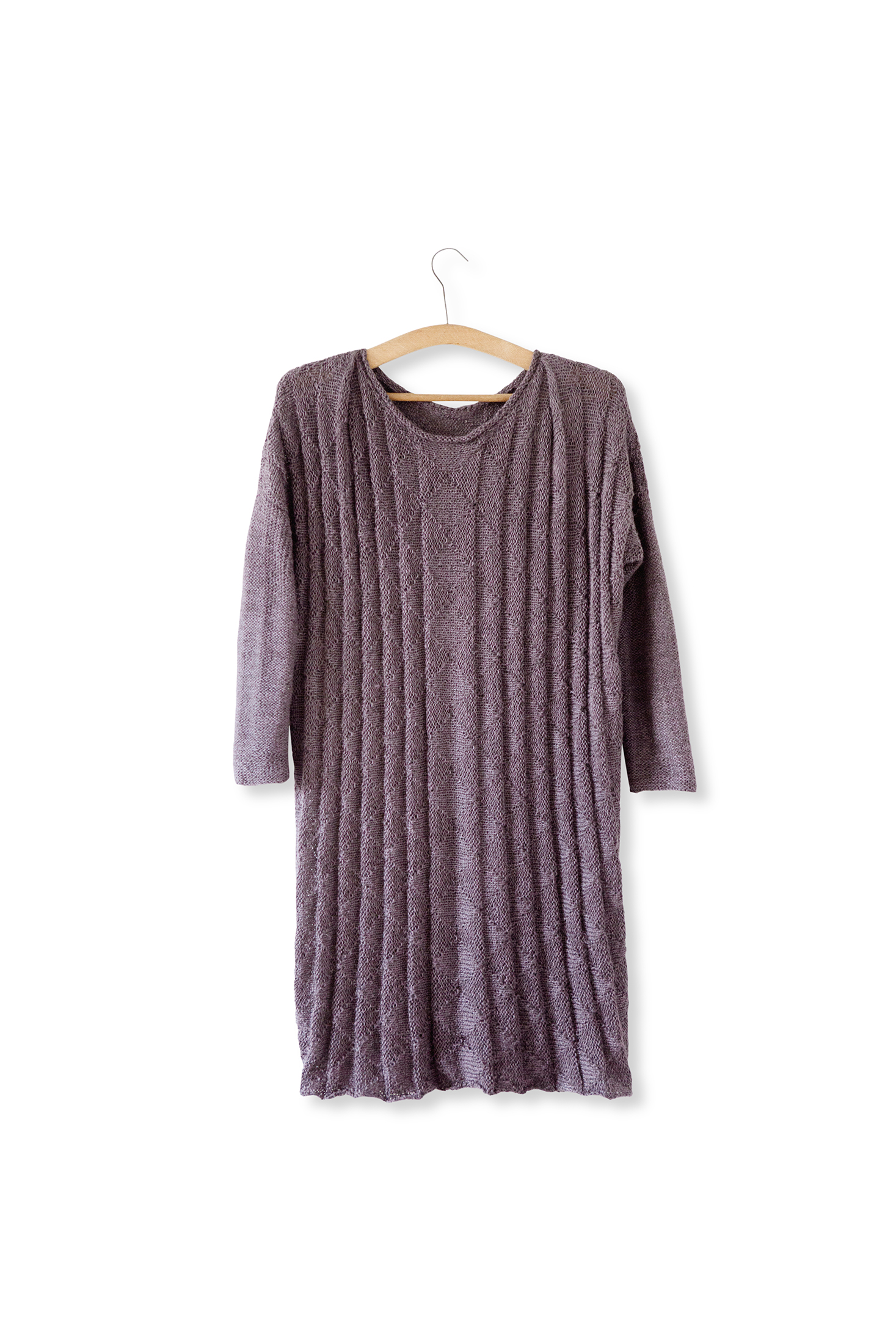 Isager Hokkaido dress pattern patron robe