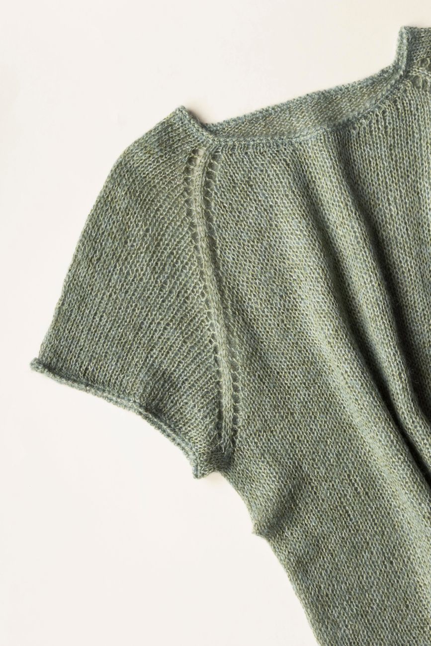 Isager Yarn Kits Bluebell kit tricot pull