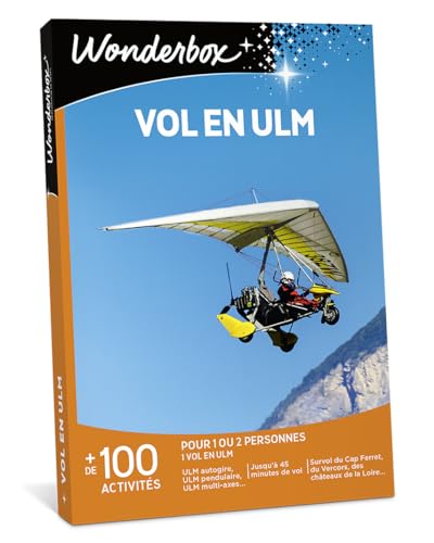 Wonderbox Sport & aventure Vol en Ulm coffret cadeau 45 min 1-2 pers