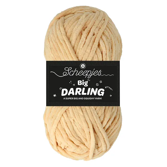 Scheepjes Big Darling 411 fil chenille marron clair