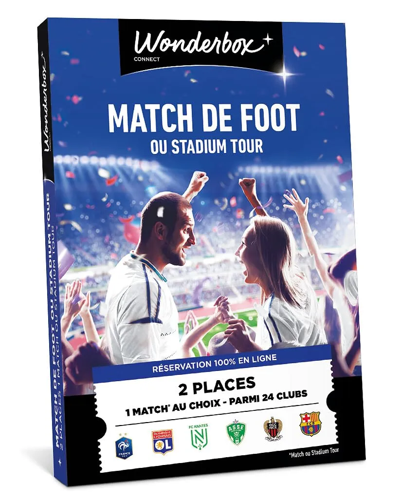 Wonderbox 100% Foot coffret cadeau match 2 pers Connect