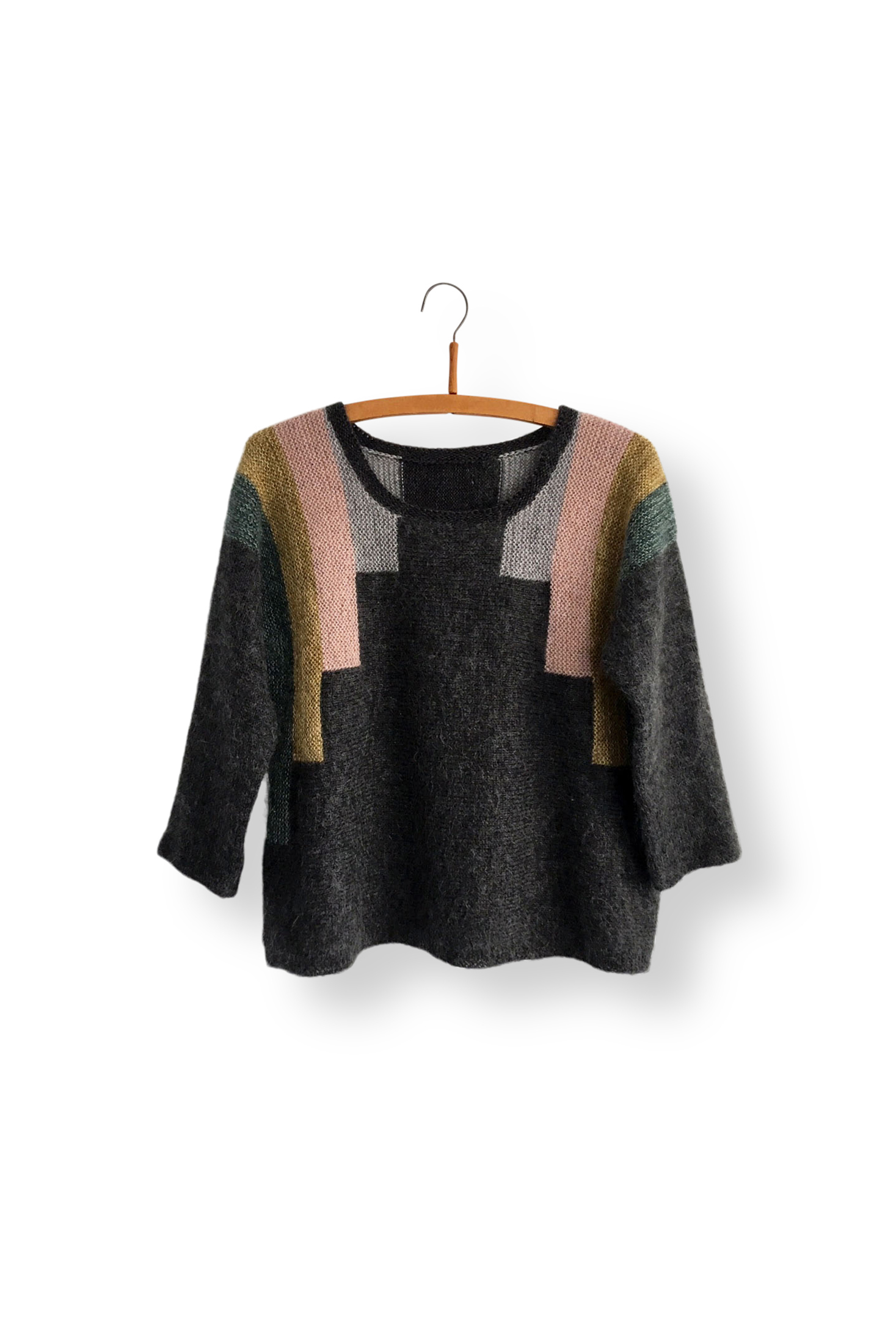 Isager Linnea patron tricot pull version imprimée