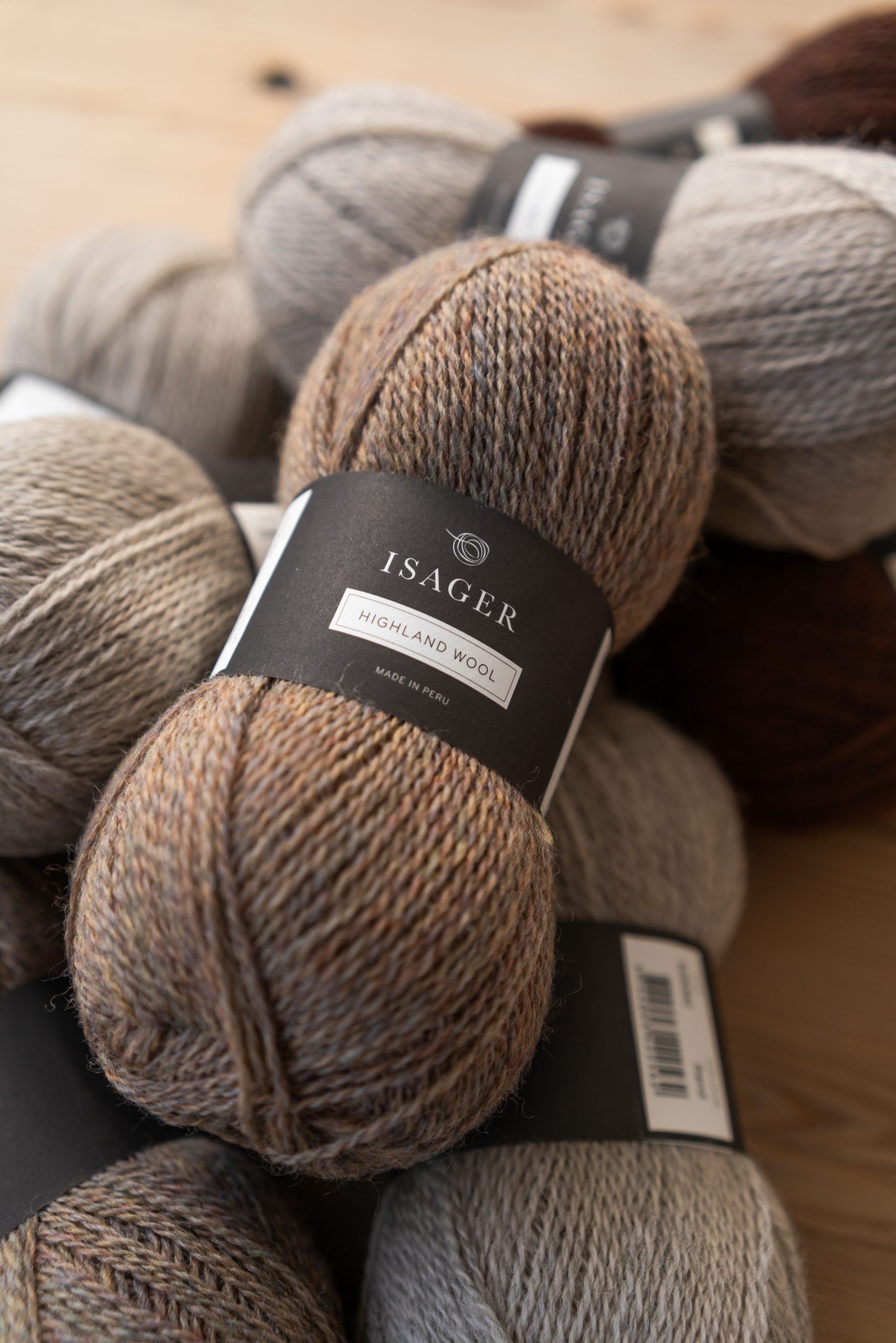 Isager Highland fil à tricoter laine pelote