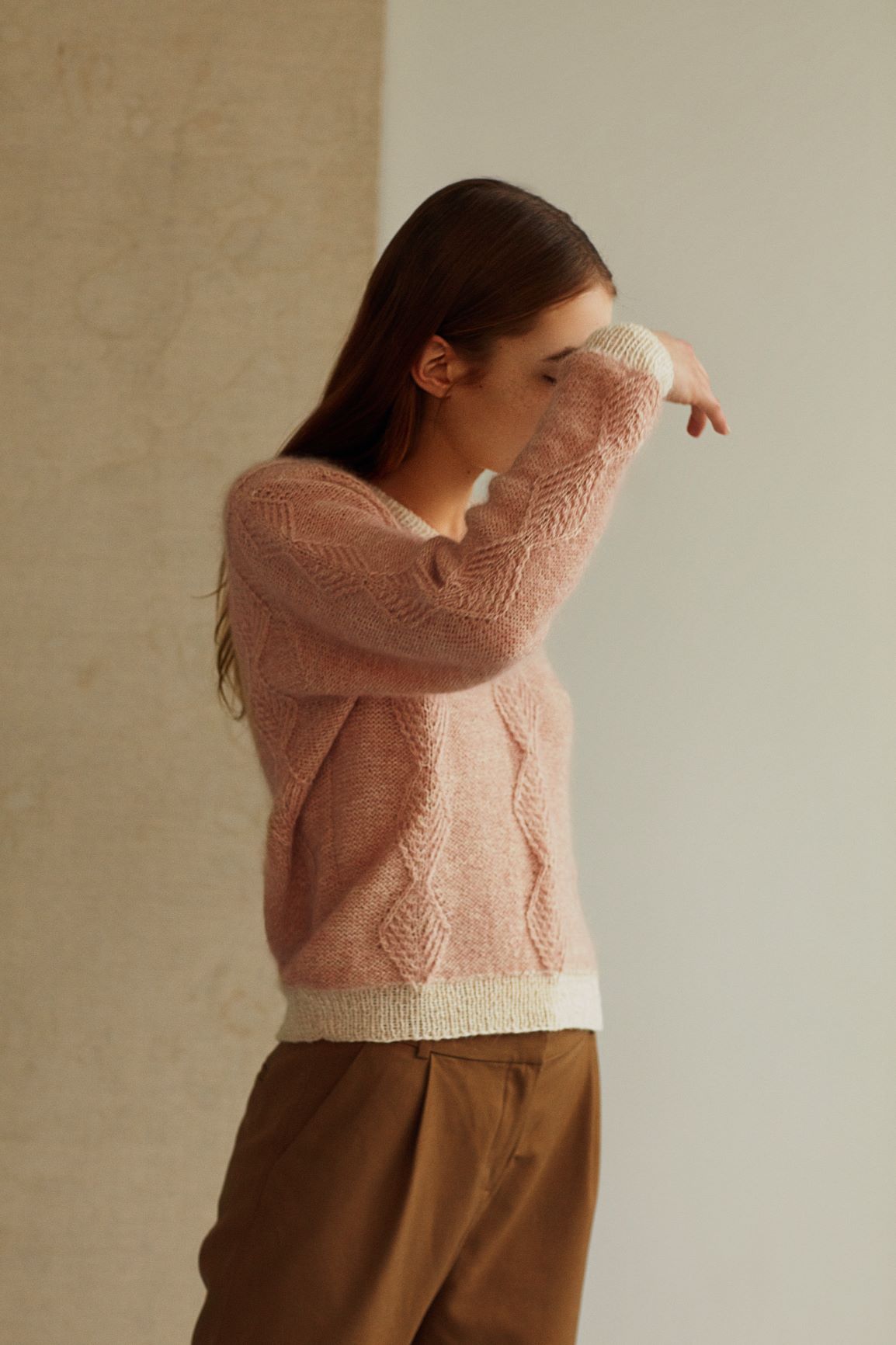 Isager Frosty Kit Tricot Pull Laine
