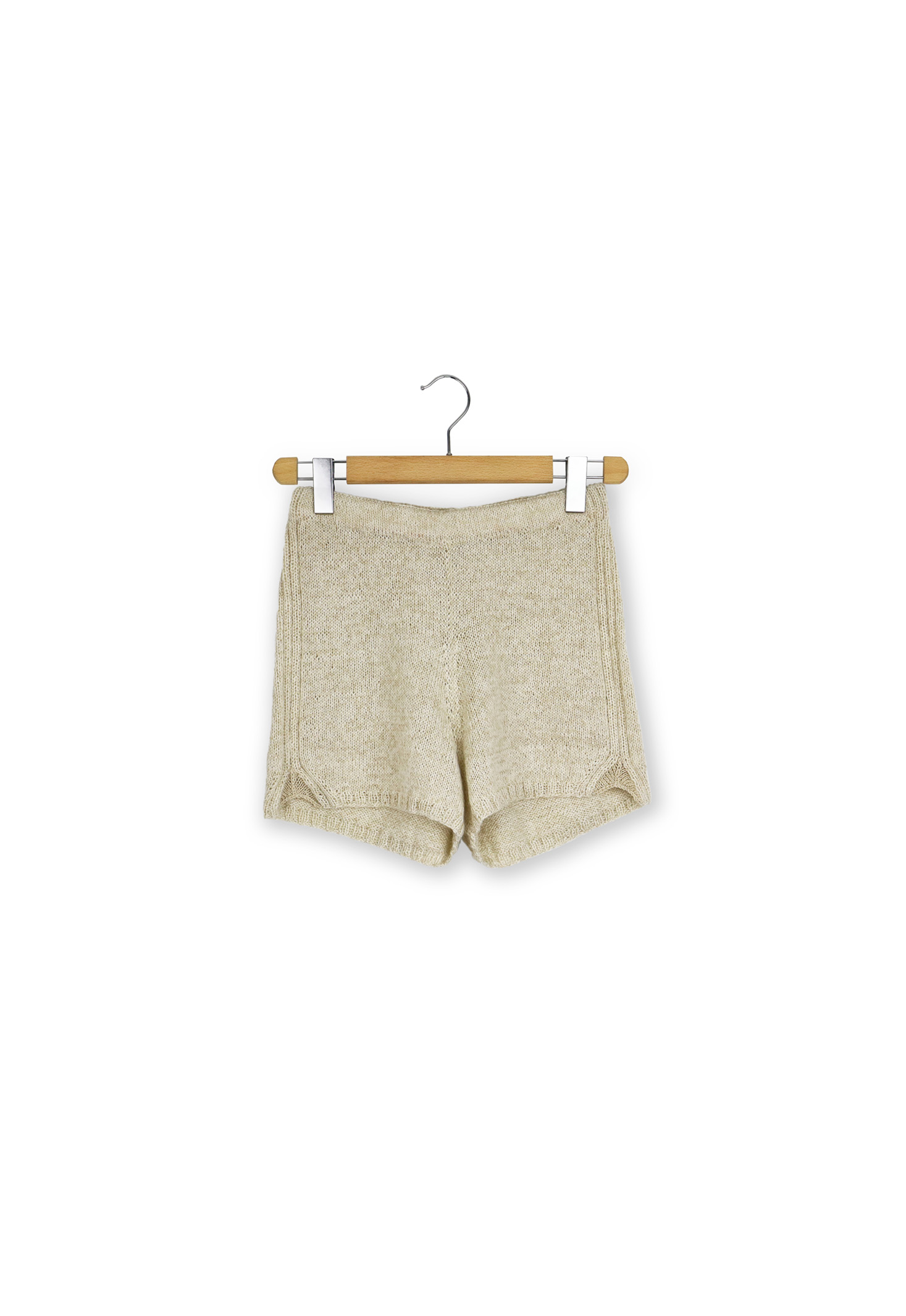 Isager Tan Shorts kit tricot laine tan